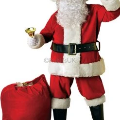Rubies Male Costumes Santa, Deluxe Velvet