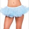 Leg Avenue Petticoats & TuTu's Puffy Chiffon Mini Petticoat Blue