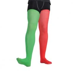 Wicked Red & Green Elf Tights (Male)