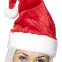 Smiffys Christmas Hats Santa Hat, Deluxe