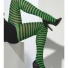 Smiffys Halloween Hosiery Tights, Green-Black