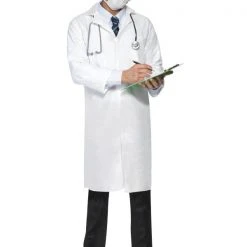 Smiffys Doctor, Lab Coat Male Costumes