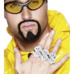 Smiffys Jewellery & Bling Dollar Sign Rings