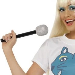 Smiffys Microphone, Glitter Rock & Pop