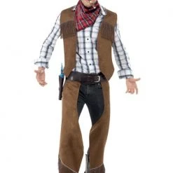 Smiffys Cowboy, Fringe Costume Male Costumes