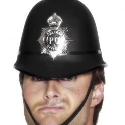 Smiffys Police Helmet, Flashing Light Cops & Robbers