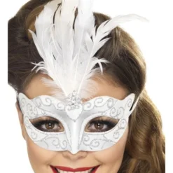 Smiffys Venetian Glitter Eyemask Masquerade