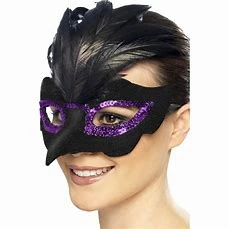 Smiffys Masquerade Gothic Raven Eyemask
