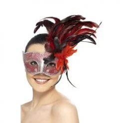 Smiffys Colombian Crackle Eyemask Masquerade