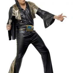 Smiffys Elvis Black-Gold Costume