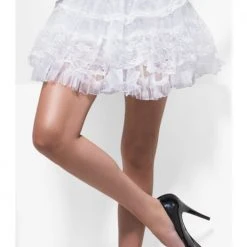 Smiffys Petticoat, Lace White Tu Tu's