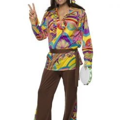Smiffys Psychedelic Hippy Male Costumes
