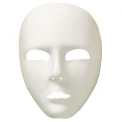 Smiffys Halloween Masks Robot, Viso White Mask