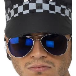 Smiffys Aviator Specs, Blue Glasses