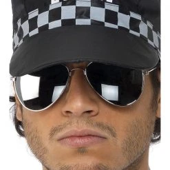 Smiffys Aviator Specs, Silver