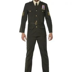 Smiffys Wartime Officer Male Costumes