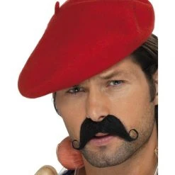Smiffys French Beret, Red