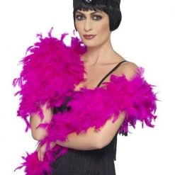Smiffys 1920's & 30's Boa Fuchsia, Deluxe, 80g