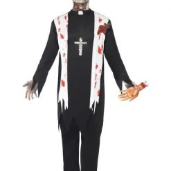 Smiffys Zombie Priest Male Costumes