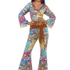 Smiffys Female Costumes Hippy Flower Power