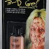 Latex & Wax Mehron, 3-D Gel Flesh 0.5oz