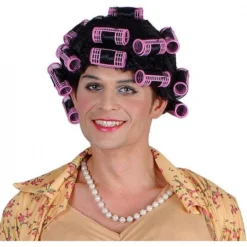 Wicked Funny Housewife With Rollers Mens