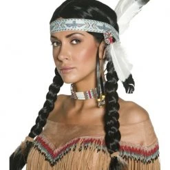 Smiffys Native Indian Wig Wild West