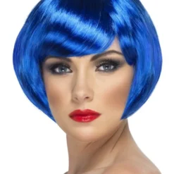 Smiffys Womens Babe Wig, Blue