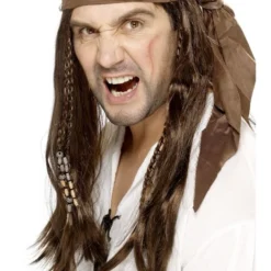 Smiffys Buccaneer Pirate Wig