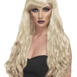 Smiffys Womens Desire Wig, Blonde