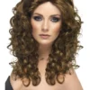 Smiffys Glamour Wig, Brown