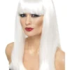 Smiffys Womens Glamourama Wig, White
