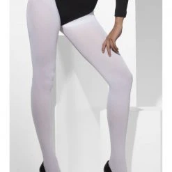 Smiffys Opaque Tights White