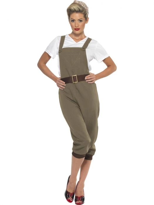 Smiffys Female Costumes WW2 Land Girl 1 Smiffys Female Costumes WW2 Land Girl