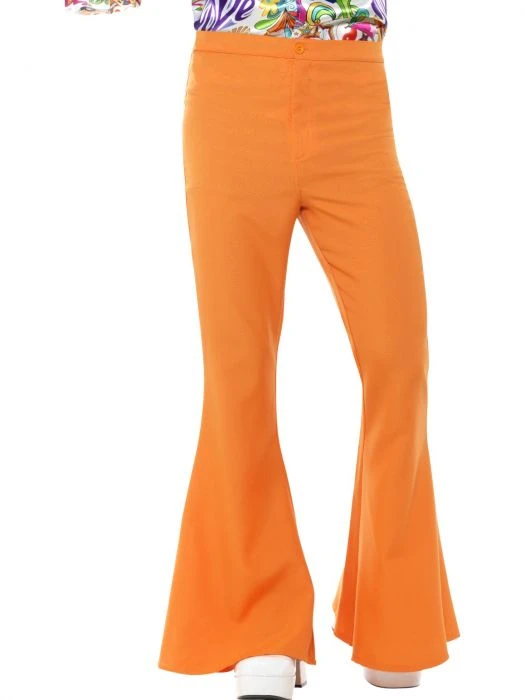 Smiffys 1960’s & 70’s 60's Flares, Orange 1 Smiffys 1960’s & 70’s 60's Flares, Orange