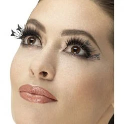 Smiffys Eyelashes, Butterfly, Black