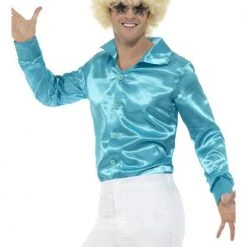 Smiffys 60's Shirt Blue