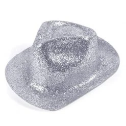 Bristol 1920's & 30's Glitter Trilby, Silver
