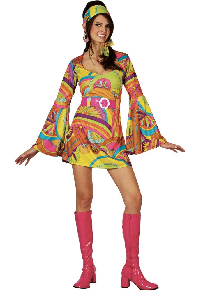 Wicked Retro Go Go Girl - Psychedelic 1 Wicked Retro Go Go Girl - Psychedelic