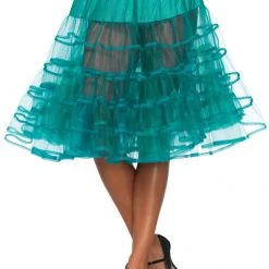 Leg Avenue Knee Length Petticoat, Jade