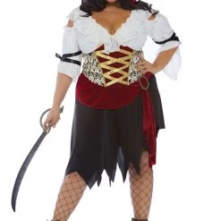 Leg Avenue Female Costumes High Seas Wench, Full Figure