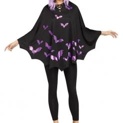 Wicked Female Costumes Poncho, Hooded Bat
