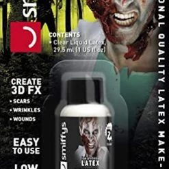 Smiffys Latex, Low Ammonia, Clear 1oz Latex & Wax
