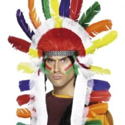 Smiffys Indian Headdress, Long Wild West