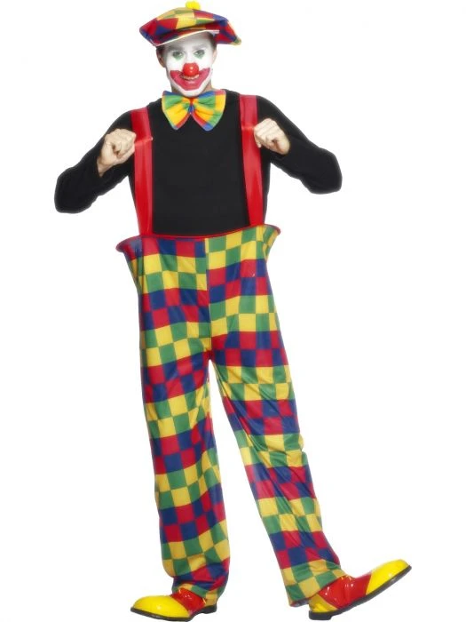 Smiffys Clown, Hooped Costume 1 Smiffys Clown, Hooped Costume