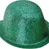 Bristol Glitter Green Plastic Bowler