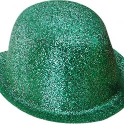 Bristol Glitter Green Plastic Bowler