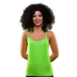 Wicked 80's Vest Top, Neon Green