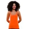 Wicked 1980's & 90's 80's Vest Top, Neon Orange