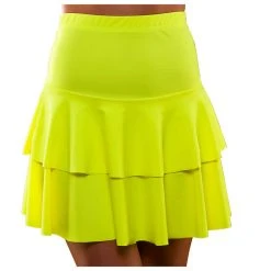 Wicked 80's Ra Ra Skirt, Neon Yellow